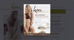 Desktop Screenshot of getkoze.com